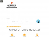bauunternehmen-bayersdorfer.de Webseite Vorschau