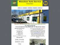 muenchner-auto-service.de Webseite Vorschau