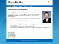 martin-henking.de Webseite Vorschau