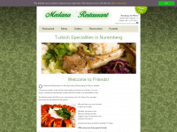 mevlana-restaurant.de Webseite Vorschau