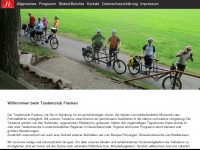 tandemclub-franken.de Webseite Vorschau