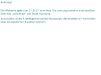 ana-nuernberg.de Webseite Vorschau