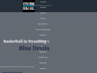 blue-devils-straubing.de Webseite Vorschau