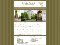 pension-guentzel.de Webseite Vorschau