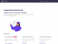 baeck-berlin.de Webseite Vorschau