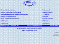 clean-fix.de Webseite Vorschau