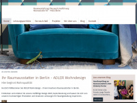 adler-wohndesign.de Webseite Vorschau