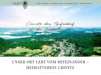 heimatverein-crinitz.de Webseite Vorschau