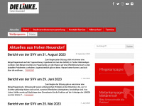 dielinke-hn.de Webseite Vorschau