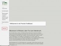pension-feldklause.de Webseite Vorschau