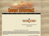cowboyadventures.de Webseite Vorschau