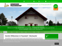 gemeinde-frauendorf.de Webseite Vorschau