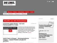 dielinke-oder-spree.de Webseite Vorschau
