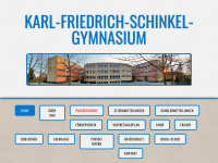 schinkel-gymnasium.de Webseite Vorschau