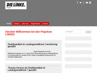 dielinke-prignitz.de Webseite Vorschau