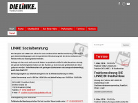 dielinke-ffo.de Webseite Vorschau