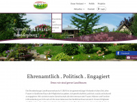 brandenburger-landfrauen.de Webseite Vorschau