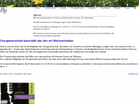 chorgemeinschaft-borgfeld.de Webseite Vorschau