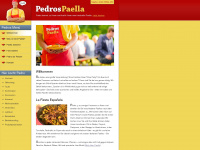 pedros-paella.de Webseite Vorschau