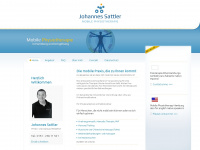 johannessattler.de Webseite Vorschau