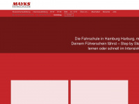 mayksfahrschulen.de Webseite Vorschau
