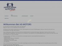 hs-motors.de Webseite Vorschau