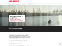 mairon-logistik.de Webseite Vorschau