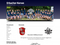 erbacher-kerwe.de Webseite Vorschau