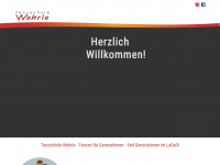 tanzschule-wehrle.de Webseite Vorschau