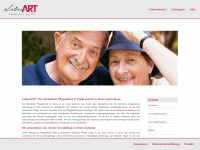 lebensart-pflege.de Webseite Vorschau
