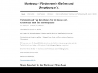 montessori-giessen.de Webseite Vorschau