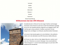 wieseck-spd.de Webseite Vorschau