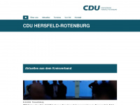 cdu-hef-rof.de Webseite Vorschau
