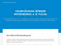 ubr-rof.de Webseite Vorschau