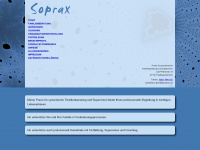 soprax.de Webseite Vorschau