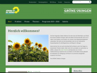 gruene-usingen.de Webseite Vorschau
