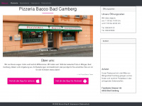 pizzeriabacco.de Webseite Vorschau