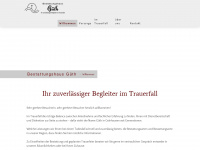 bestattungshaus-gueth.de Webseite Vorschau