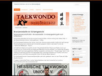 taekwondo-schluechtern.de Webseite Vorschau