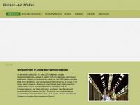 bioland-hof-pfeifer.de Webseite Vorschau