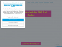 fdp-bad-soden.de Webseite Vorschau