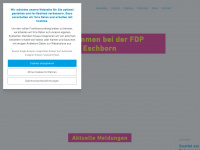 fdp-eschborn.de Webseite Vorschau