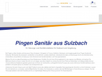 pingen-sanitaer.de Webseite Vorschau