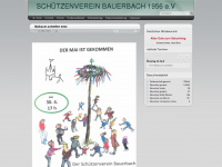 schuetzenverein-bauerbach.de Webseite Vorschau
