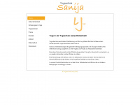 sanija-yoga.de Webseite Vorschau