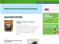 gruene-muehlheim.de Webseite Vorschau