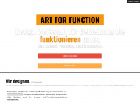 art-for-function.de Webseite Vorschau