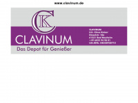 clavinum.de Webseite Vorschau