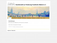 frankfurter-malerei.de Webseite Vorschau
