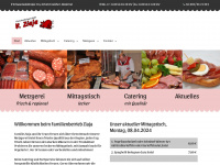 metzgereiziaja.de Webseite Vorschau